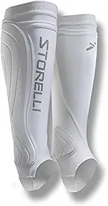 Photo 1 of Storelli BodyShield Leg Guards, Premium Compression Shin Guard Sleeves for Soccer Players, UV-Resistant, Unisex, 1 Pair