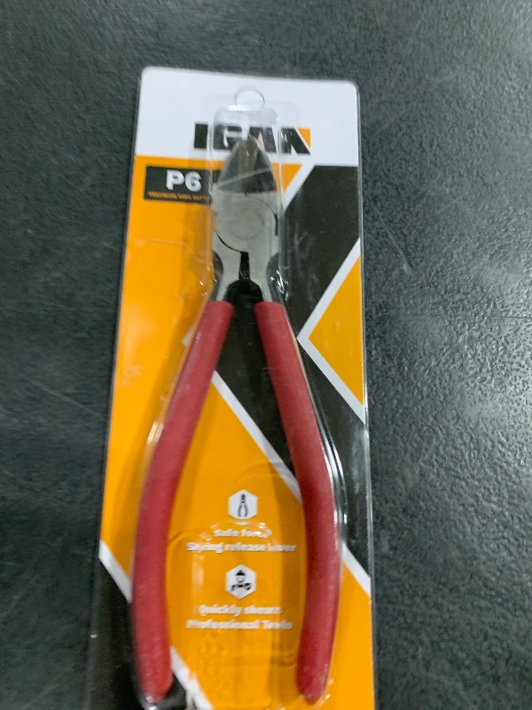 Photo 1 of IGAN-P6 6-inch Ultra Sharp & Powerful Side Cutter Clippers with Longer Flush Cutting Edge, Ideal Wire Snips for Crafting, Floral, Electrical & Any Clean Cut Needs