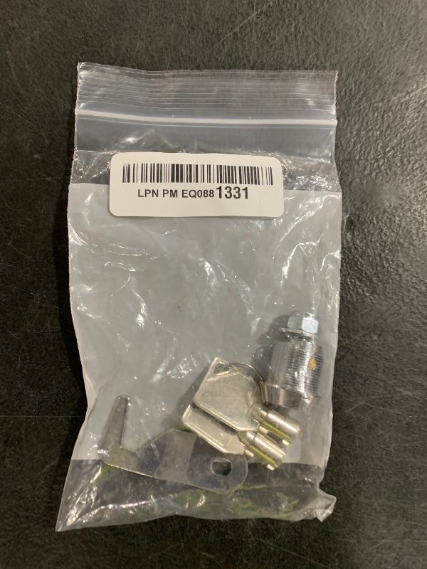 Photo 1 of Homak Toolbox Lock 5/8" Tubular Cam Lock Replacement 180 Degree Cabinet Drawer