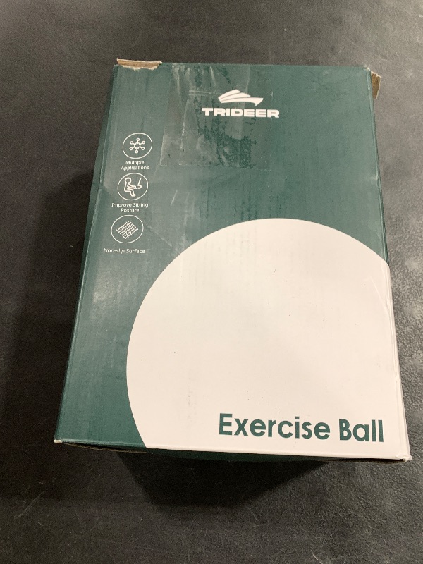 Photo 1 of Trideer Yoga Ball for Exercise, Pregnancy & Birthing, 5 Sizes Exercise Ball for Physical Therapy, Stability, Fitness, Quick Pump Included