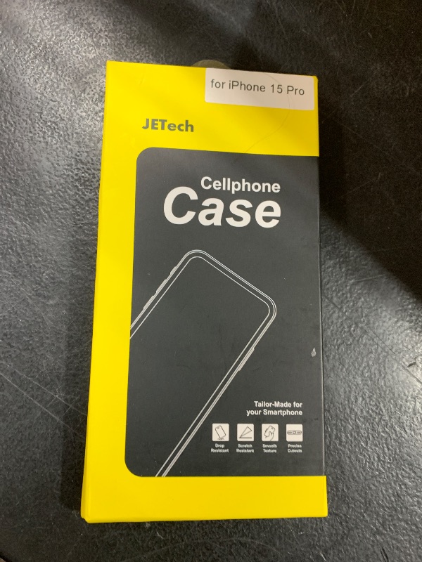 Photo 1 of JETech Ultra Slim Case for iPhone 15 Pro 6.1-Inch, Camera Lens Cover Full Protection, Lightweight Matte Finish PP Hard Minimalist Case, Support Wireless Charging (Natural Titanium)
