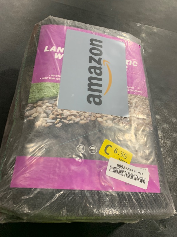 Photo 1 of GDNaid 4ftx100ft Weed Barrier Landscape Fabric Heavy Duty, 3.2oz Weed Barrier Fabric, Easy Setup Woven Garden Weed Fabric Landscaping Fabric
