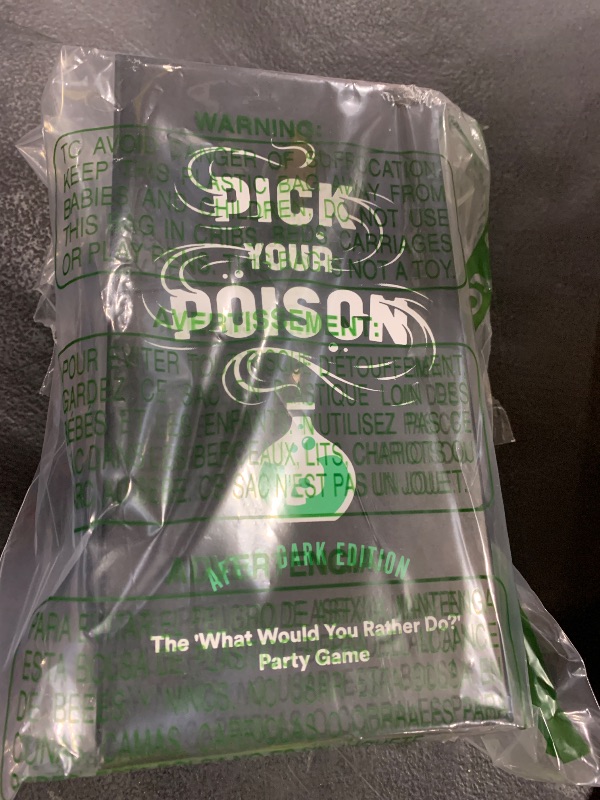 Photo 1 of Pick Your Poison After Dark Party Game - The “What Would You Rather Do?” Adult Card Game for College Students, Fun Parties and Board Games Night with Your Friends