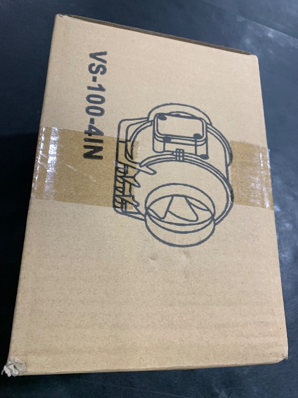 Photo 1 of Voltset 4 Inch Duct Fan, Inline Ventilation Exhaust Fan, 280 CFM Duct Intake High Efficiency Air Fan for Vent Bathroom, Kitchen, Grow Tent, Hydroponics, 3D Printer