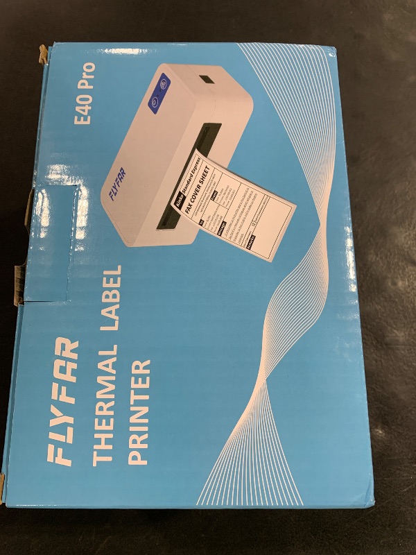 Photo 1 of Bluetooth Thermal Shipping Label Printer, Wireless 4x6 Label Printer for Small Business, Compatible with Android, Windows, iPhone, Mac, Widely Used for Amazon, Shopify, Ebay, USPS, Etsy,FedEx (White)