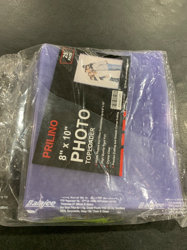 Photo 1 of 25-Pack 8 x 10 Inch Premium Toploaders - Crystal Clear Plastic Holders, Sheet Protectors for Autograph Pictures, Art
