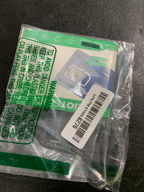 Photo 1 of EIOTCLUB Data Only SIM Card - Ideal for Mobile WiFi Hotspots, Routers, USB Sticks, Laptops, Tablets, No Contract | 5G/4G LTE Network | USA 3-in-1 SIM Card