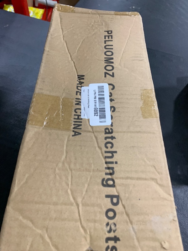 Photo 1 of 36'' Tall Cat Scratching Post, Large Sisal Scratch Post for Indoor Cats, Sturdy Cat Scratcher Tower, Vertical Cat Scratch Pole, Modern Cat Furniture for Kittens & Adult Cats (Brown)