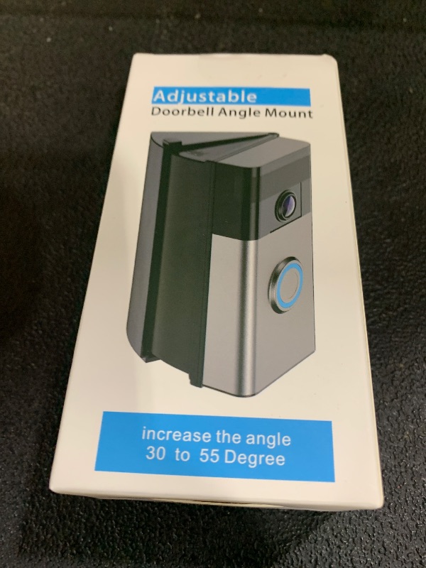 Photo 1 of Adjustable 30 to 55 Degree Doorbell Angle Mount Compatible with Video Doorbell 1/2/3/4/(2020 Release)/Battery Doorbell Plus/Pro, Doorbell Camera Door Mount Wedge Kit for House