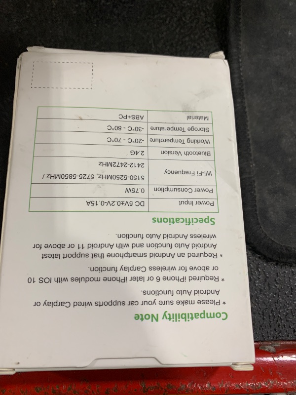 Photo 1 of 2026 New Wireless CarPlay Adapter for Apple iPhone ?Android Small Size, Plug and Play, Fast and Stable Connection Carplay Adapter for CarPlay?Android