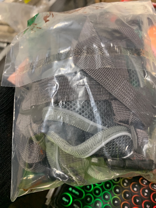 Photo 1 of Wanheart cat Chest Harness and Leash, Anti-Escape Adjustable Soft mesh cat Leash and Chest Harness Set for All Types of Cats cat Vests (Grey, 11.02-16.5lb)