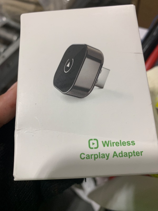 Photo 1 of 2025 Upgraded Mini Wireless CarPlay & Android Auto Adapter, 2-in-1 CarPlay DonglePlug & Play Wireless CarPlay Adapter with USB/USB-C Port(Black)