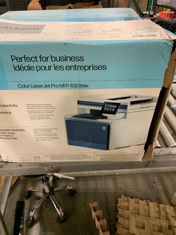 Photo 1 of HP Color LaserJet Pro MFP 4301fdw Wireless All-in-One Color Laser Printer, Scanner, Copier, Fax, Best-for-Office