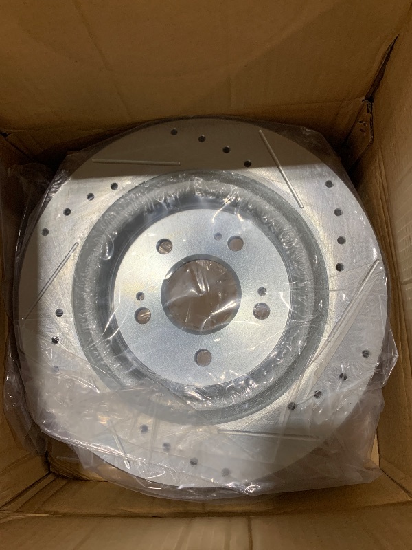 Photo 1 of POWERSTOP Front and Rear Z23 Carbon-Fiber Ceramic Brake Pads and Drilled and Slotted Rotors Brake Kit For Honda Odyssey 2021-2022 [Vehicle Specific], K8807