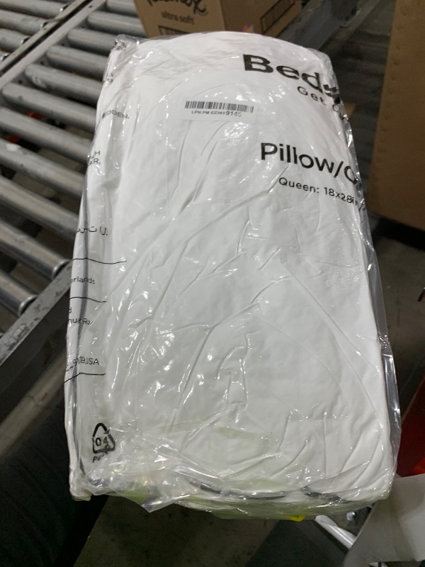 Photo 1 of Bedsure Queen Pillows Set of 2 - Fluffy Bed Pillows for Sleeping, Hotel Quality, Diamond Quilted Design, Gusseted Supportive Down Alternative Filling for Back, Stomach, Side Sleepers