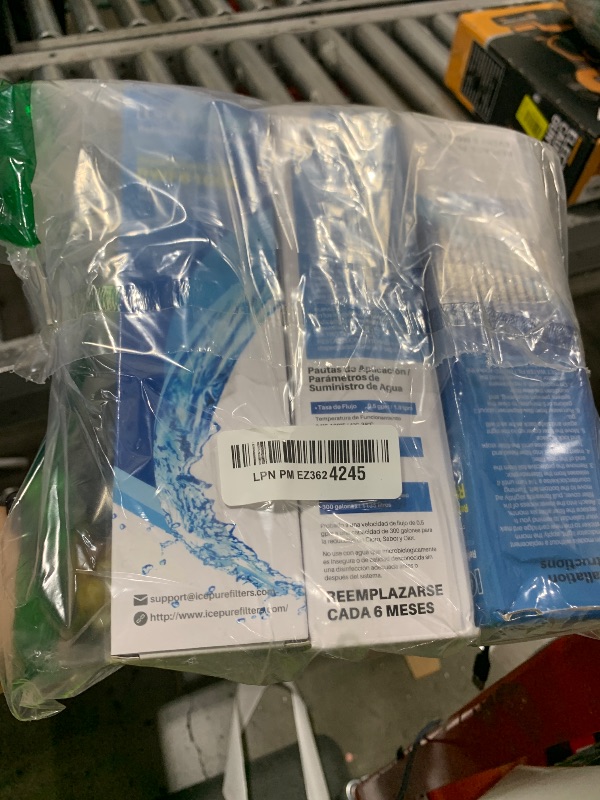 Photo 1 of ICEPURE Refrigerator Water Filter Replacement for Bosch Ultra Clarity Pro BORPLFTR50, BORPLFTR55, 12033030, 12028325, 11025825, 11032531, B36CT80SNS, B36CL80ENS, WFC100MF, WFS200MF, RA450022, 3PACKLPNPMEZ3624245
