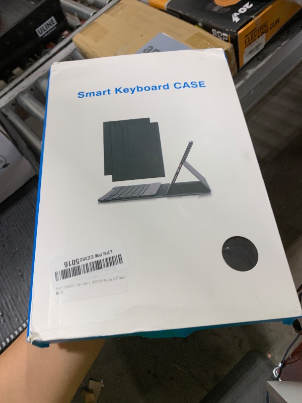 Photo 1 of Galaxy Tab S9 FE+/ S9+ /S10+ 12.4 Inch Case with Keyboard, Detachable Bluetooth Keyboard with Pen Holder for Samsung Tab S10+ Plus/S9+ Plus/S9 FE+ Plus/S8+ Plus/S7FE/S7+ Plus 5G 12.4", Black