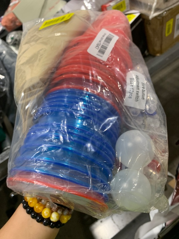 Photo 1 of Six Senses Media The Dark Beer Pong Set,Beer Pong Party Cup Set, LED Beer Pong Cups and Glow-in-The-Dark Balls,22 Set