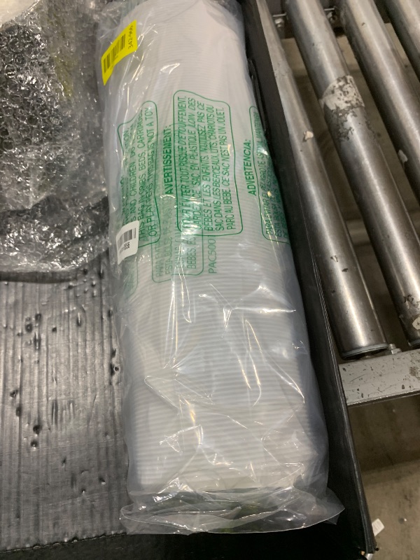 Photo 1 of TURBRO Polypropylene Portable Air Conditioner Universal Exhaust Hose - 5 Inch Diameter, 78 Inch Length, Clockwise Thread