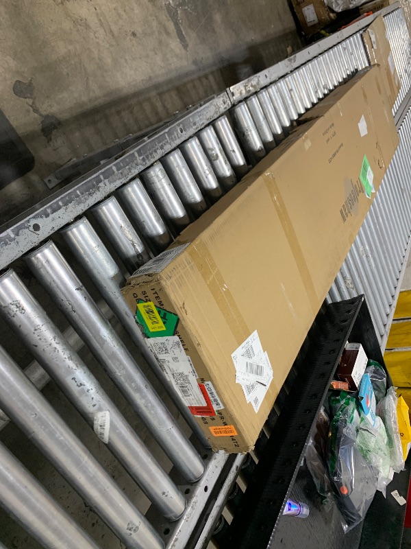 Photo 1 of Profeeshaw NSF Stainless Steel Shelf 14” x 72”, 450 lb Commercial Shelves Wall Mounted Metal Shelving with Backsplash and 2 Brackets for Restaurant, Bar, Utility Room, Kitchen and Garage