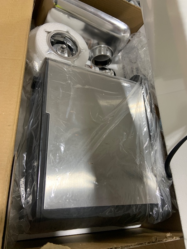 Photo 1 of AAOBOSI Meat Grinder Electric 3000W Max with Touch Color Screen, Auto-Reverse & Built-in Storage - 3 Speed Settings,Grinding, Sausage & Kibbe Making for Home Use, Stainless Steel