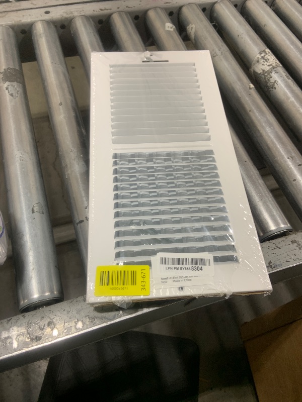 Photo 1 of 14 x 6 Inch [Duct Opening] Air Vent Covers for Wall or Ceiling - High Airflow 2 Way Steel Ventilation - Adjustable Wall/Ceiling Register, 15-3/4 Inch x 7-3/4 Inch [Overall Dimensions]