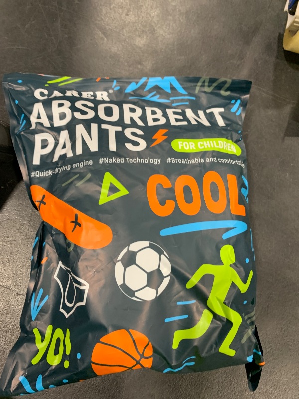 Photo 1 of Carer Boys Incontinence Underwear Washable with Front Absorbent 60ML Breathable Cotton Absorbent Underwear for Kids 5 Pack Reusable Waterproof Incontinence Underwear for Boys Age 4-18, X-Small