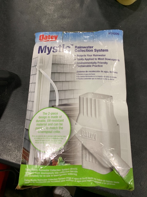 Photo 1 of Oatey Mystic Rainwater Collection System, 2 in. x 3 in., White