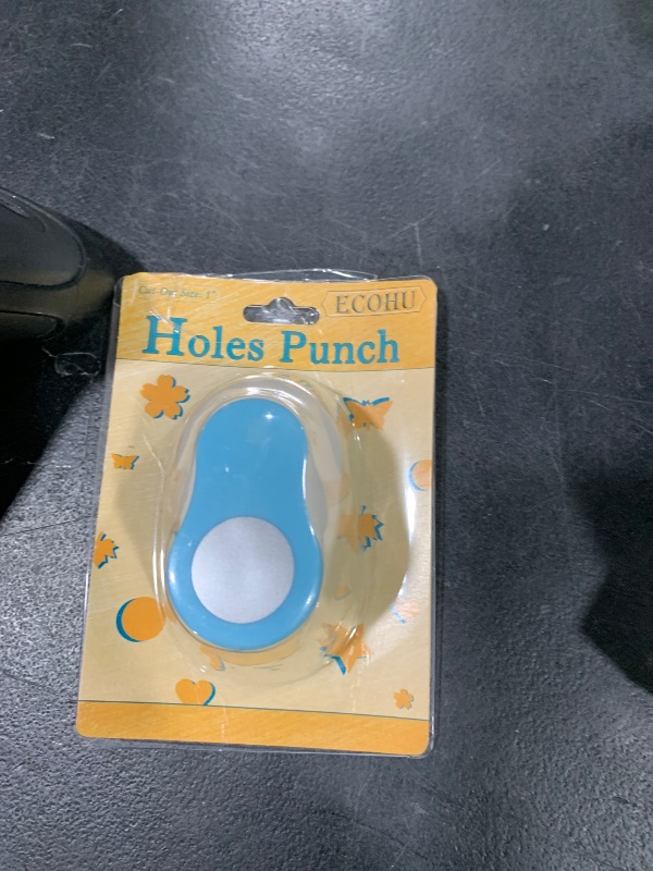Photo 1 of Ecohu Circle Hole Punch for Craft Sizeout 1inch, Paper Punch Shapes, Craft Lever Punch Handmade Paper, Tool Circle Punch for Scrapbook, Festival Cards, DIY Arts