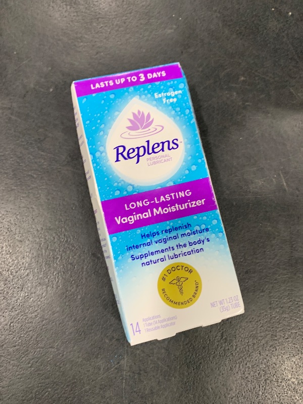 Photo 1 of Replens Vaginal Moisturizer, Long-Lasting Replens Moisturizer with Reusable Vaginal Applicator, 14 Count