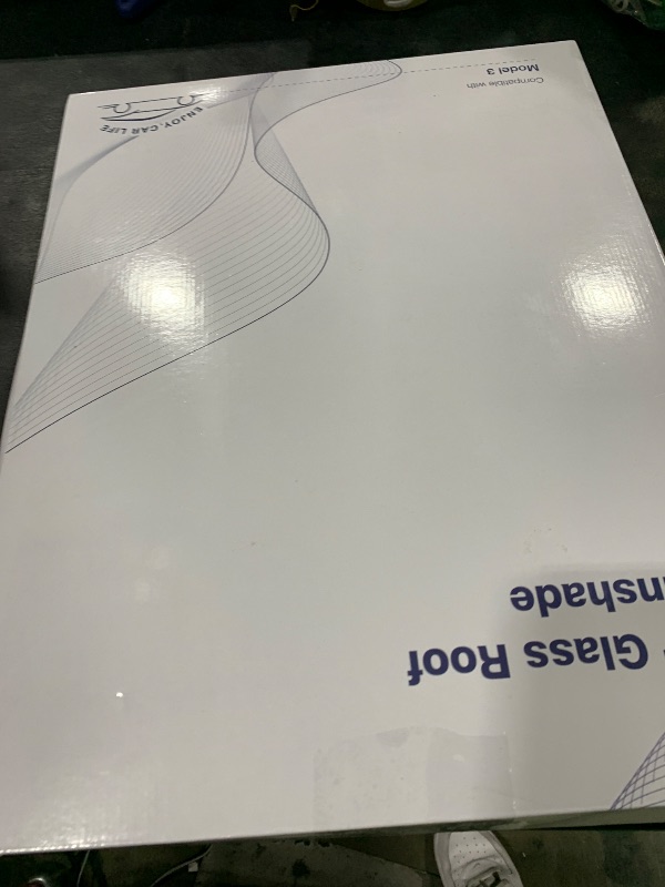 Photo 1 of Zanch 2025 Tesla Model 3 Sunshade Roof [No-Sag, Heat Insulation] No Gaps Foldable Roof Glass Sun Shade for for Tesla Model 3 2020~2026 Highland Accessories