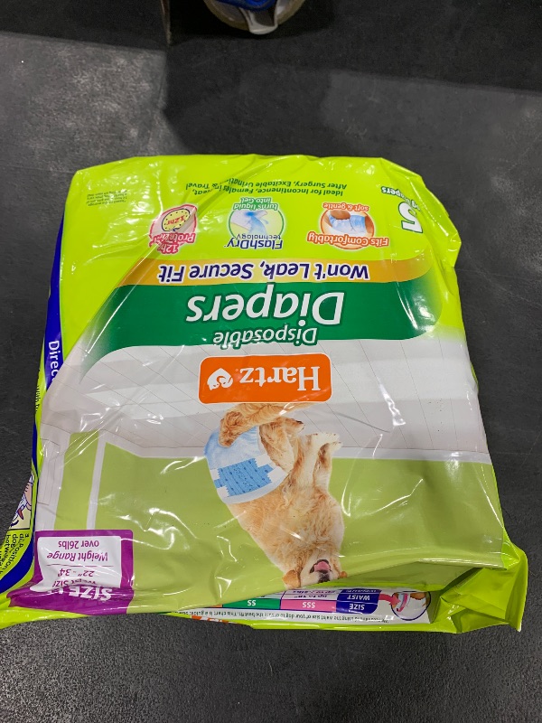 Photo 1 of New! Hartz® Comfitables® Disposable Dog Diapers, Size XL 5 count, Comfortable & Secure Fit, Easy to Put On, Super Absorbent Male and Female Diaper