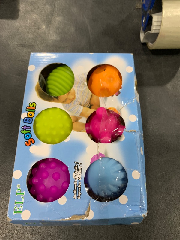 Photo 1 of ROHSCE Baby Textured Multi Sensory Toys Massage Ball Gift Set BPA Free for Toddlers 1-3 Soft Balls Montessori Infant Baby Toys 6 to 12 Months 6 Pack