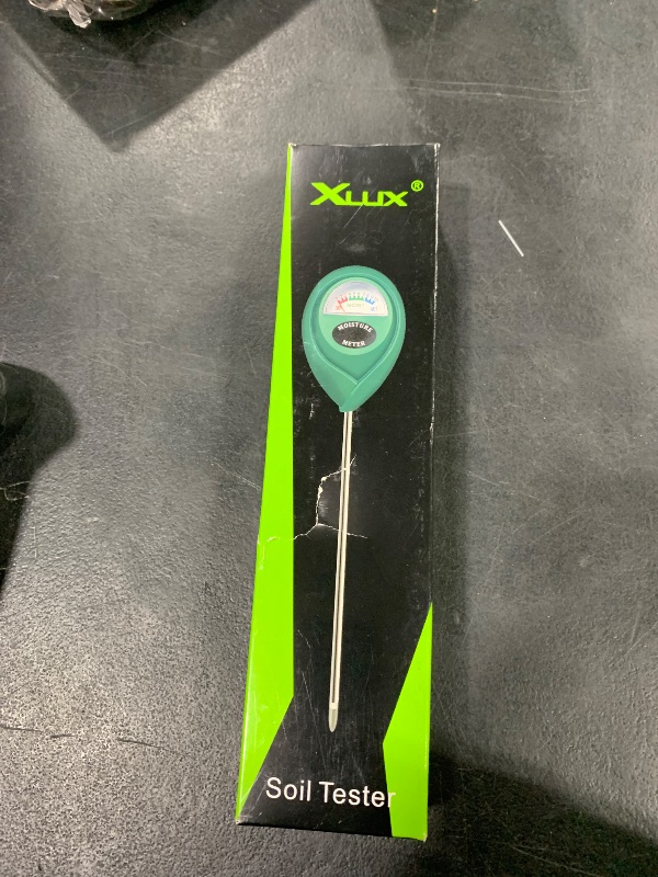 Photo 1 of XLUX Soil Moisture Meter, Plant Water Monitor, Hygrometer Sensor for Gardening, Farming, Indoor and Outdoor Plants, No Batteries Required