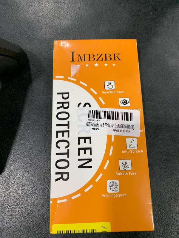 Photo 1 of IMBZBK [Auto-Dust Removal] 3 Pack Matte Screen Protector for iPhone 17 Pro Max [Military Grade] Accessories, Case Friendly Film, 3 Tempered Glass Camera Lens Protector, Anti-Glare, Smooth as Silk