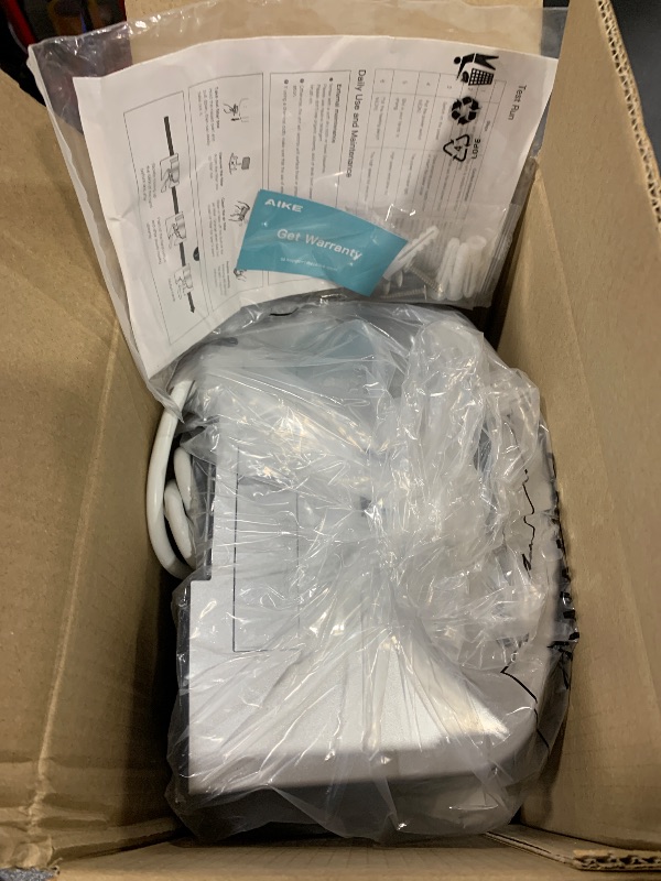 Photo 1 of AIKE Air Wiper Compact Hand Dryer 110V 1400W Silver (with 2 Pin Plug) Model AK2630