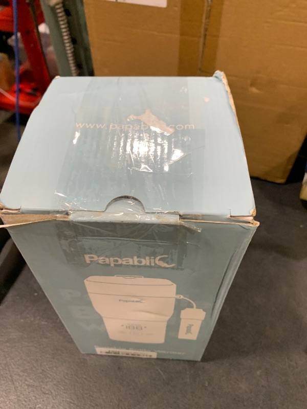 Photo 1 of Papablic Pro Portable Bottle Warmer for Travel – Fast Heating, Built-in Sterilizer, 30W Fast Charge, 5-Temp Control, Easy-Clean Wide Mouth, Baby Milk Warmer for Breastmilk & Formula, Mint Green