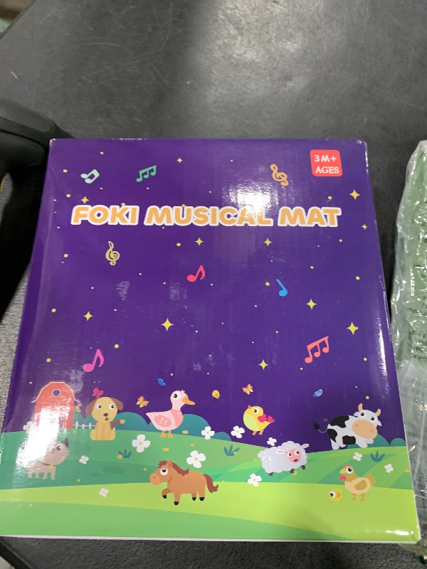 Photo 1 of FOKI Floor Piano Mat for Toddlers, Baby Kid Sensory Educational Dancing Keyboard Carpet Animal Sounds Blanket Touch Playmat Musical Mats Birthday Toddler Toys for 1 2 3 4 5 Year Old Boy Girl Gifts