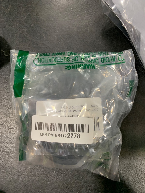 Photo 1 of 3 3/8" Garbage Disposal Splash Guards Sink Baffle QCB-AM Replacement for InSinkErator Evolution Series, Upgraded Funmit Removable Quiet Collar Drain Plugs, Garbage Disposer Accessories, Black