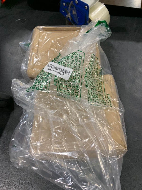 Photo 1 of 2 Pcs 7×7 inch Metal Gold Napkin Holder for Table with Weight Arm - Flat Paper Napkins Holders for Kitchen Table with Wood Base, Farmhouse Paper Holder Dispenser for Cocktail, Bathroom, Room Decor