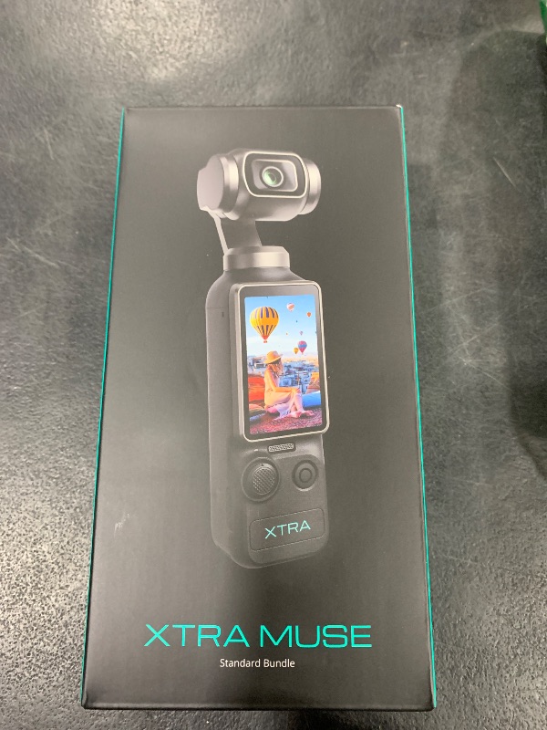 Photo 1 of Xtra Muse, Vlogging Camera with 1'' CMOS & 4K/120fps Videos, Pocket Camera with 3-Axis Gimbal Stabilizer, Fast Focusing, Face/Object Tracking, Digital Video Camera for Photography, Digital Camera