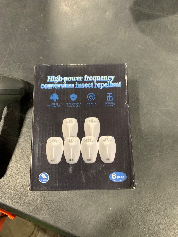 Photo 1 of 2024 Upgraded Ultrasonic Repeller & Insect Indoor Repeller,Ultrasonic and Repellent for Roach,Rodent,Mouse,Bugs,Mosquito,Mice,Spider,Ant,3 Mode Switching,6 Packs