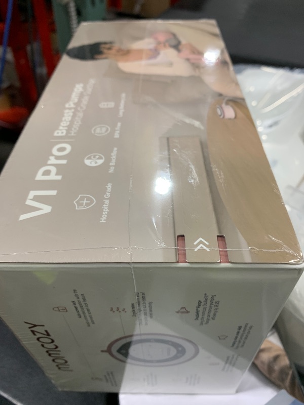 Photo 1 of Momcozy Breast Pump V1 Pro Hospital-Grade, Hands-Free & Portable Wearable Pump, Upgraded Electric Pump with 3 Fine-Tuned Rhythms|15 Levels, Come with Leak-Proof DoubleFit Flange, Cozy Red.