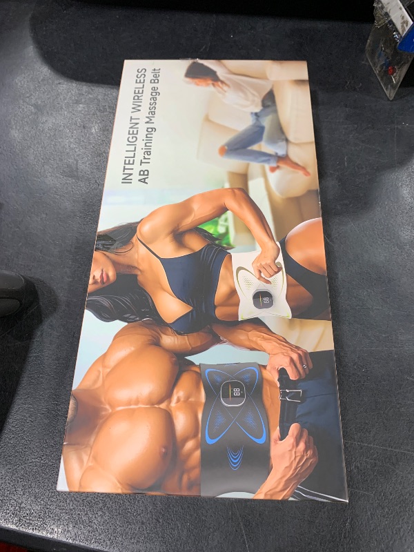 Photo 1 of Ab Stimulator Muscle Toner, Abs Stimulator Abdominal Massage Belt with Heat for Belly Fat Burning & Cellulite Melting & Stomach Smooth Firming, Lower Back Massager for Women Men Pain Relief Gifts