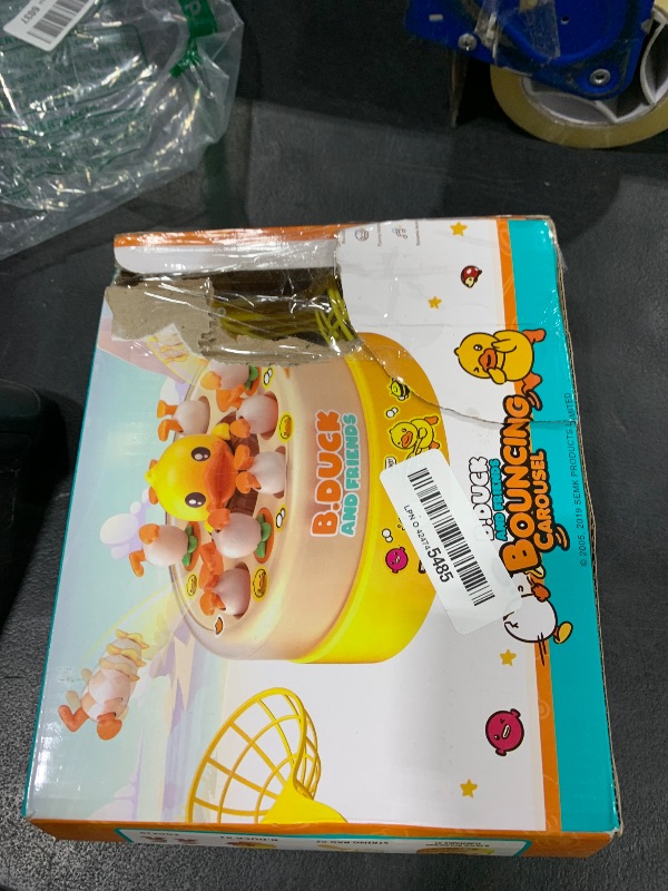 Photo 1 of B.Duck Bounce Catch Game,Board Games,Fun Bounce & Catch Duck Toy, Interactive Family Game for 3-7 Year Olds, Party Game for Toddlers & Kids (Yellow)