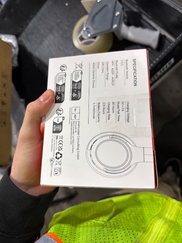Photo 1 of BERIBES Bluetooth Headphones Over Ear, 65H Playtime and 6 EQ Music Modes Wireless Headphones with Microphone, HiFi Stereo Foldable Lightweight Headset, Deep Bass for Home Office Cellphone PC Ect.