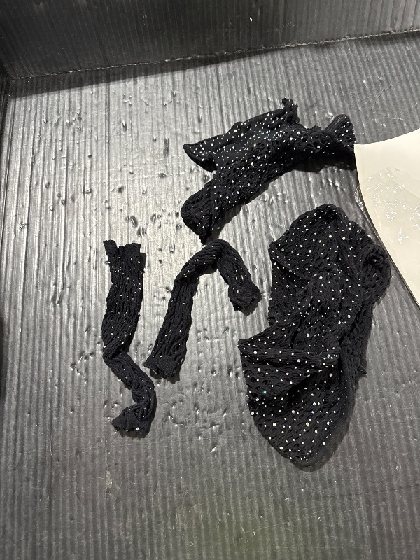 Photo 1 of Kaei&Shi Rave Outfits for Women Festival,Glitter Rhinestone Fishnet Skirt Set,Sexy Mesh Swimsuit Cover Up Pool Party Outfit,Black