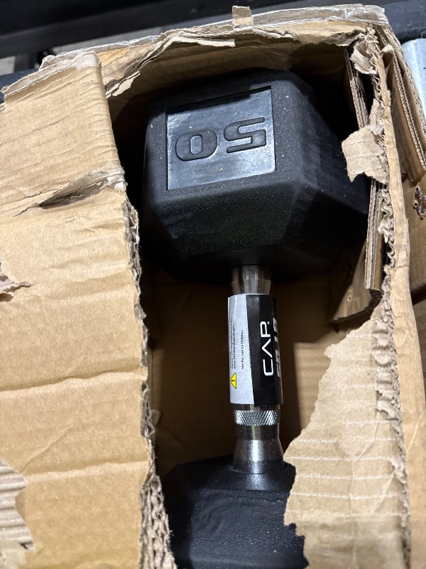 Photo 1 of CAP Barbell Coated Hex Dumbbell Weight 50lbs