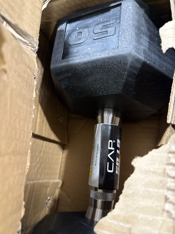Photo 1 of CAP Barbell Coated Hex Dumbbell Weight 50lbs