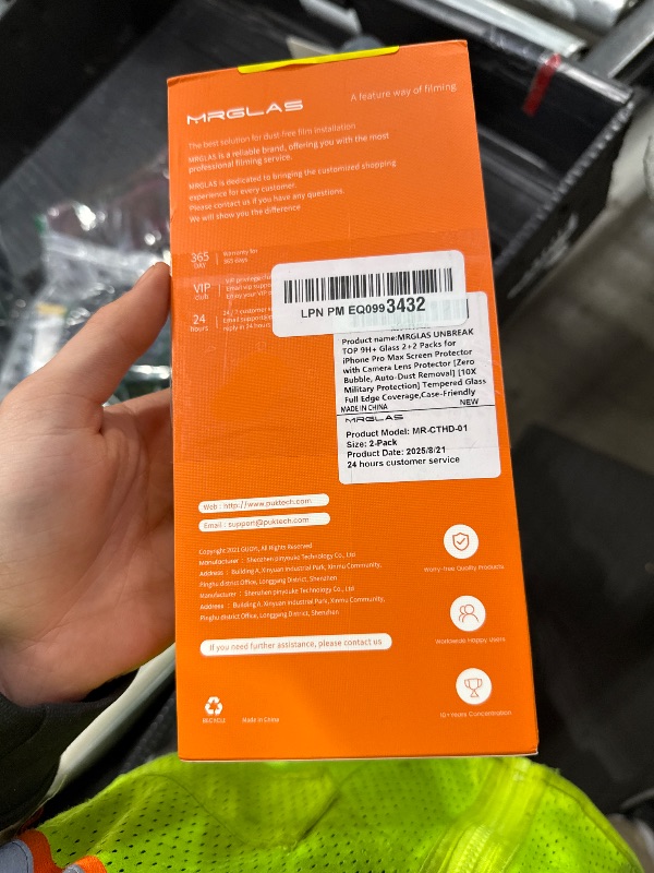 Photo 1 of UNBREAK TOP 9H+ Glass 2+2 Packs for iPhone 17 Pro Max Screen Protector with Camera Lens Protector [Zero Bubble][10X Military Protection] 17 ProMax Tempered Glass Full Edge Coverage, Case-Friendly